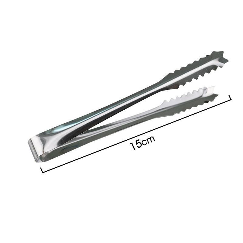 

1Pcs Stainless Steel Tongs Mini Tongs Multicolored Sugar Tongs For Barbecue Party Bar BBQ Clip Bread Food Ice Clamp Ice Tong синій