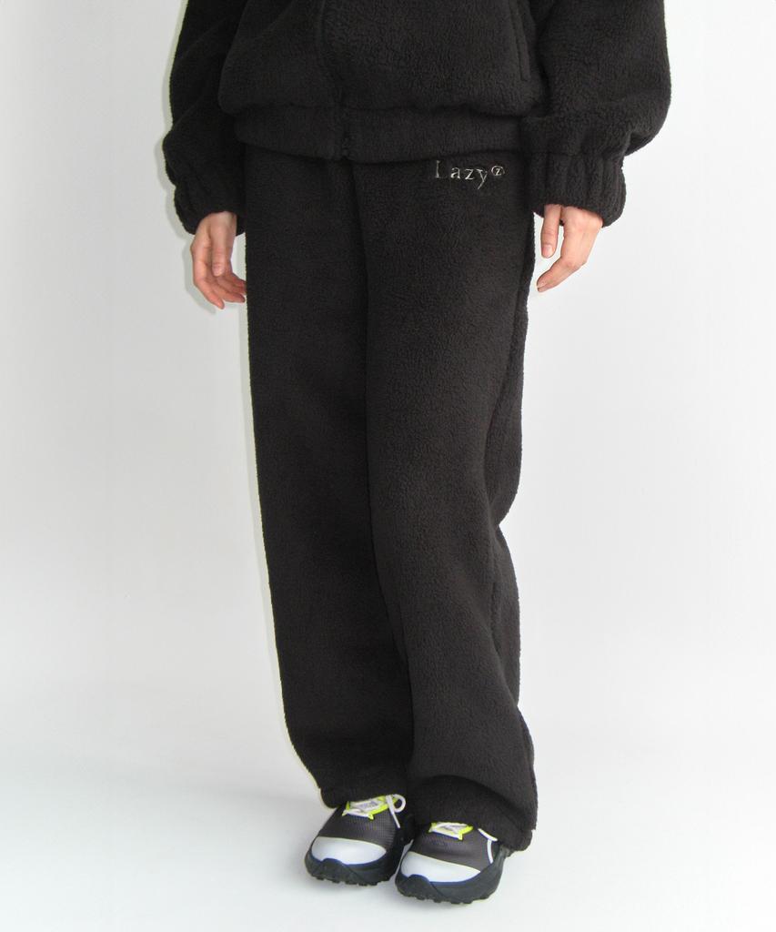 Leijiji Cozy Fuzzy Oversized Fleece Pants (3 Colors)