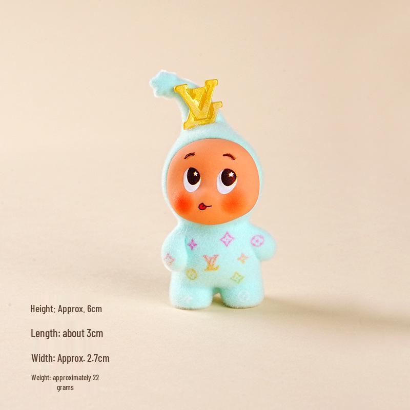 

2025 Double Pop Resin Trendy Figurines - Large Star Man Desktop Ornaments зірка/морська хвиля