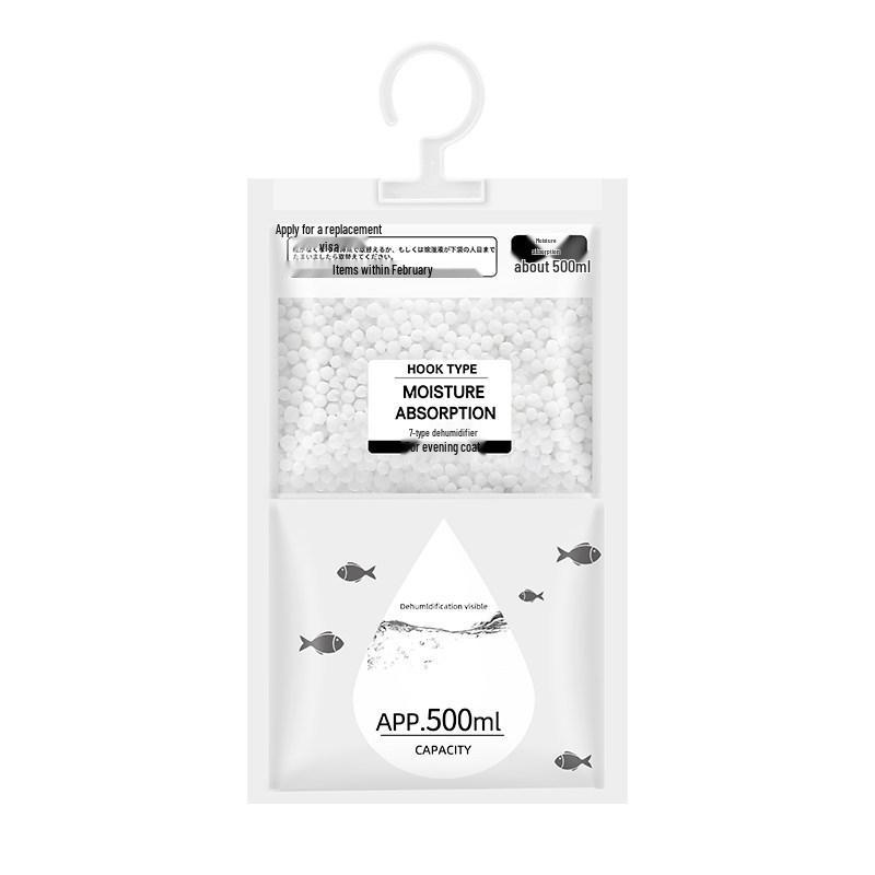 Hanging Dehumidifying Bag: Large-Capacity, Recyclable and Anti-Mold Desiccant Box for Household Use