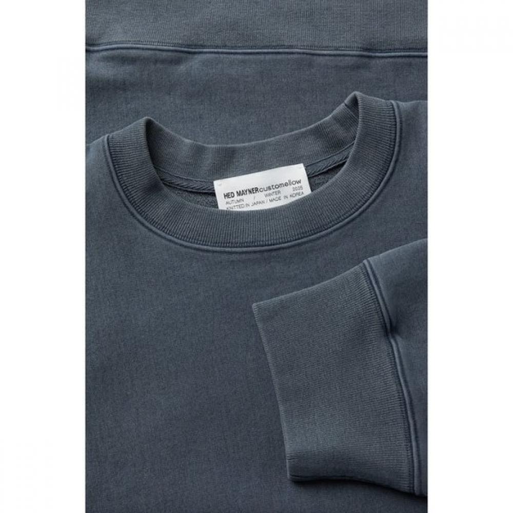 Customellow Grey Dyed Sweatshirt Grey Cwtaw25991gyd