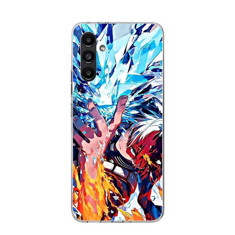 Todoroki Shoto MHA My Hero Phone Case For Samsung Galaxy A13 A14 A15 A16 A17 A53 A54 A55 A56 A33 A34 A35 A36 A23 A24 A25 A26 A05