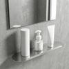 Wall Mounted Wall Floating Shelf Rectangular Spice Rack Bathroom Storage Rack  for Living Room