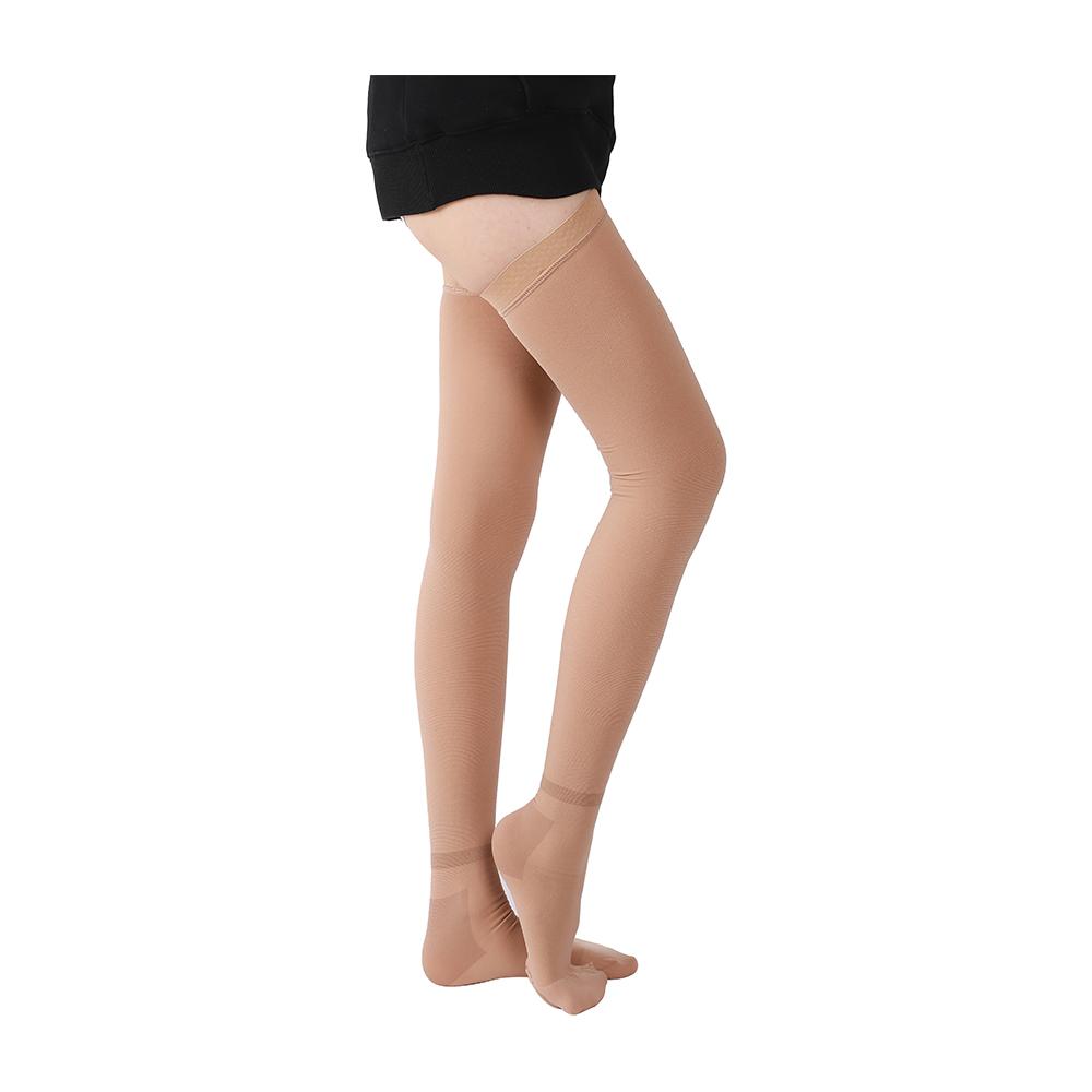 Factory Price Medical Compression Stockings Women Men Floral Transparent 20-30 MmHg Support Gradient Travel Pressure Legs
