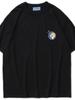 American Retro Unisex Cotton T-Shirt, Plus Size, Trendy Loose Fit, Versatile for Couples