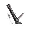 Universal Motorcycle Kickstand, CNC Aluminum Alloy Adjustable Tripod Holder Foot Side Support Stand, Parking Kickstand For Motor Scooter Motorbike