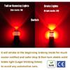 iBrightstar 9-30V Flashing Strobe Blinking Brake Lights 1157 2057 2357 7528 BAY15D LED Bulbs with Projector Replacement for Tail Brake Stop Lights,