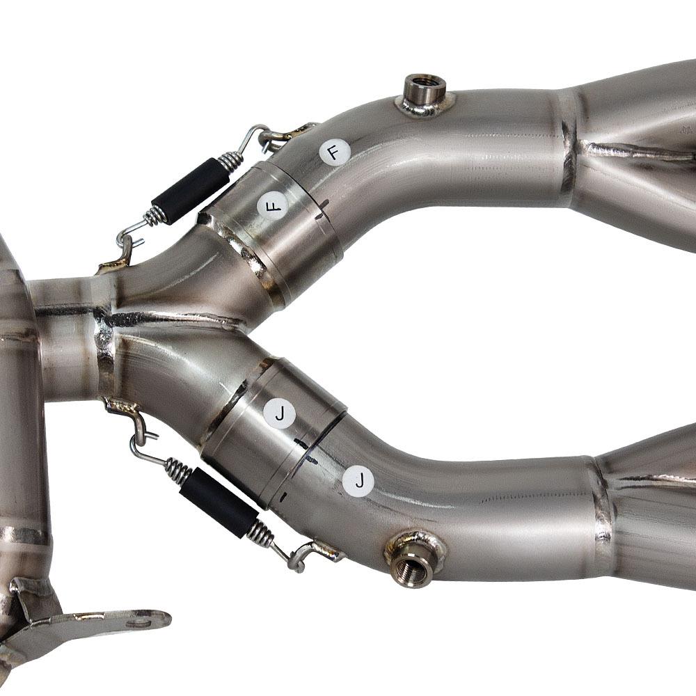 CBR1000RR Titanium Exhaust Front Section Connector (2017-2019)