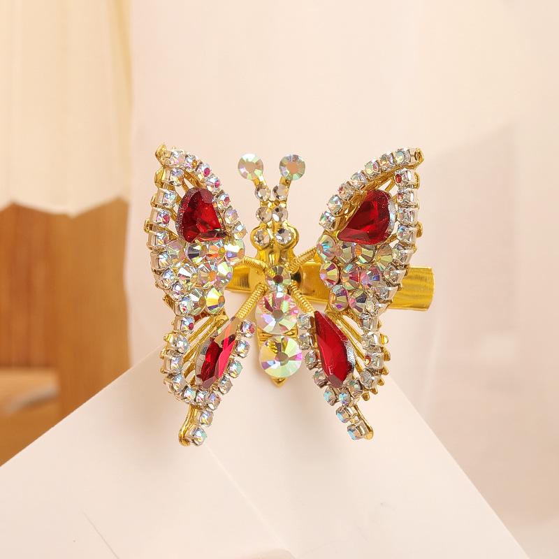 Mergaičių mieli drugelio plaukų segtukai - Fėjos galvos apdangalas, šoninis segtukas kirpčiams