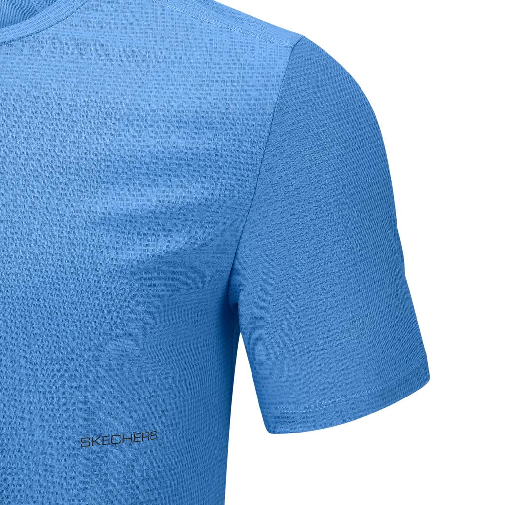 Skechers Breathable Solid Color Crew Neck Mid-Weight T-Shirt Men Tops P226M088-01DT