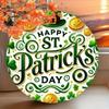 Metal Wall Art Sign, Saint Patrick Day Irish Clover Pub Decor