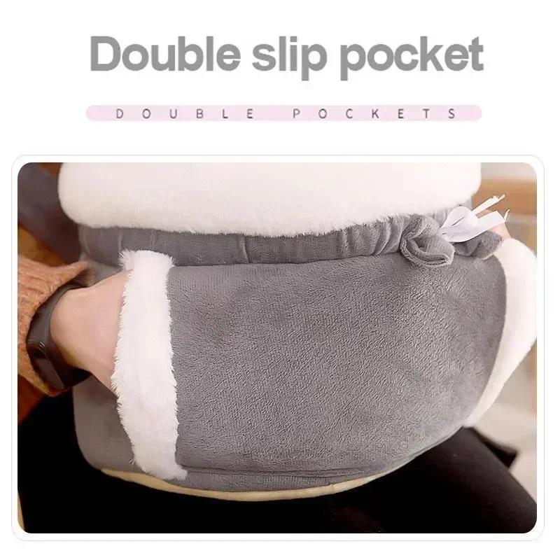 Outdoor Travel Cat Chihuahua Puppy Dog Carrier Bacpack Winter Warm Plush Pets Carrying Bag for Small Dog Cat 6/12kg Load-bearing