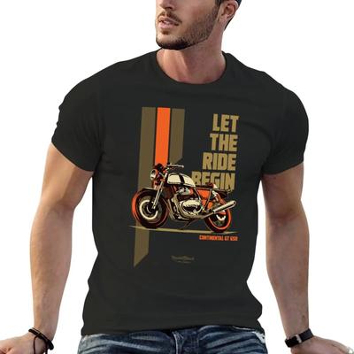 Continental Gt 650 Rider T-Shirt Boys Whites Anime Figures Tees T Shirts for Men Cotton