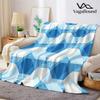 Mosaic Tile Squares Flannel Blanket Warm Soft Halloween Christmas All-Season Couch Decorative Cozy Warm Gift