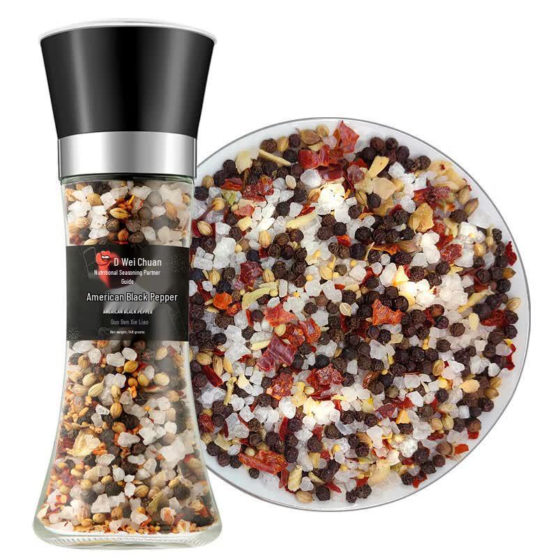 Kouwei All Sea Salt Black Pepper Grinder