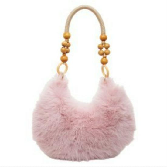 Trendige Plüsch-Umhängetasche - Neue Mode Textur Schultertasche