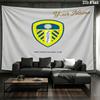 Tapiz de Pared con Nombre Personalizado del Leeds United Colgante Estético de Pared Manta de Tela Impresa Tapices Decorativos para Dormitorio Sala de Estar Decoración del Hogar