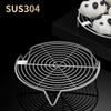 Stainless Steel Steamer Household Pressure Cooker Rice Steaming Rack Cookware Heat Insulation Shelf Home Kitchen Accessories