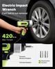 VEVOR Electric Car Jack 5 Ton Car Jack Hydraulic, Electric Floor Jack with Electric Impact Wrench, LED Light Hydraulic Jack Car Repair Tool