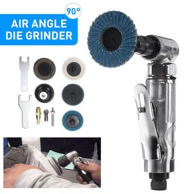 AG-315BS Mini Portable 90-degree Pneumatic Grinding Machine Polisher Disc Tools Set