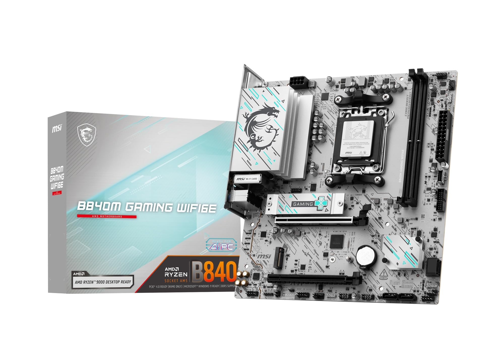 

MSI B840M GAMING Gaming Motherboard MB6892 WIFI6E/A Micro-ATX