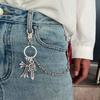 Multi-element Trouser Chain, Bag Hanging Chain, Sword Round Bead Cross Waist Chain, Lobster Buckle Pendant Jeans Chain