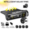 TPMS Tyre Pressure Monitoring System Solar Power LCD Display with 4 Internal/External Sensor  Waterproof Temperature Warning