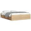 VidaXL Cadre de lit chêne sonoma 140x190 cm 3203903
