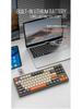 Free Wolf M87 Dual-Mode Silent Mechanical Russian Gaming Keyboard with Wireless Bluetooth