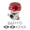 Collecteur d'échappement Turbo Externe 38mm avec Wastegate à Anneau de Vidange 14PSI Noir/Rouge/Violet/Bleu