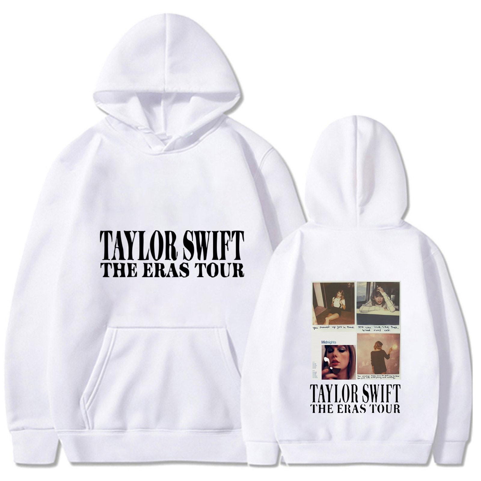 

Fashion Casual Long Sleeved Letter Printing Loose Plush Pullover With Rope Hoodie S білий