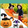Soft Halloween Pumpkin Plush Toy Sofa Throw Pillowcase Home Decor Bat Spider Rice Ball