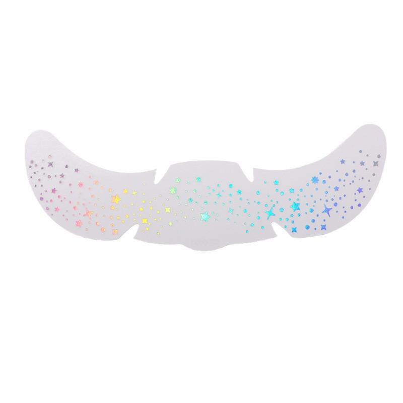 Freckles Face Tattoo Stickers Hot Laser Star Dots Flash Makeup Face Stickers Simulation Natural 6 Pack