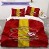 SV Zulte Waregem Pattern Bedding uilt Set uilt Cover Pillowcase Home Decoration Birthday Gift (1 * duvet cover + 2 * pillowcase without core)