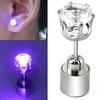 Trinket Rhinestones Men Earrings Glow Earrings Female Ear Studs Light Up Earrings  Earrings