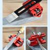 Aluminum Alloy Knife Sharpener With Sharpening Angle Fixture Stable Double Roller Sharpening Tool Black