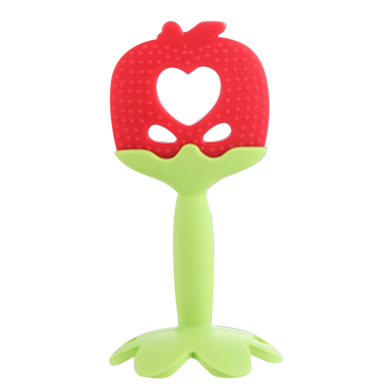 

Детский прорезыватель Игрушка Форма фрукта Прорезывание зубов Силикон Успокаивает десны младенцев Моющаяся игрушка-прорезыватель для младенца