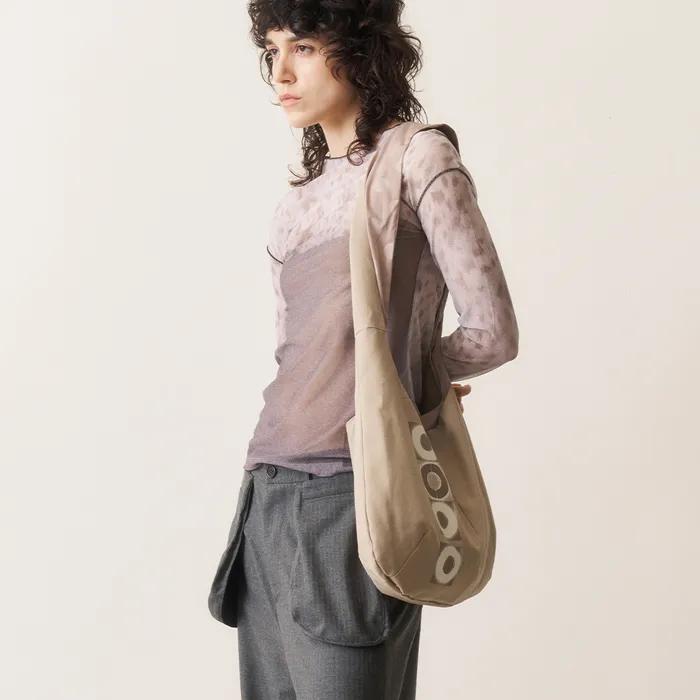 Canvas Reversible Crossbody Bag, Queasy