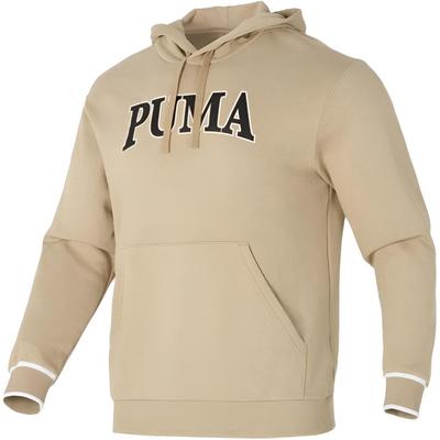 Lettered Hooded Casual Long Sleeve Sweatshirt Men Sweatshirt Khaki 681253-83