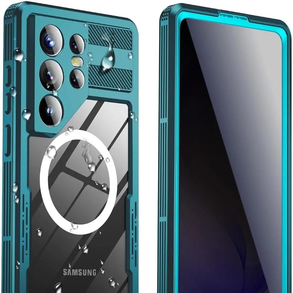 IP68 Water Proof Cover for Swimming Snorkeling Case for Samsung S26 Ultra S26Plus S26 Waterproof Magnetic MagSafe Screen Protect