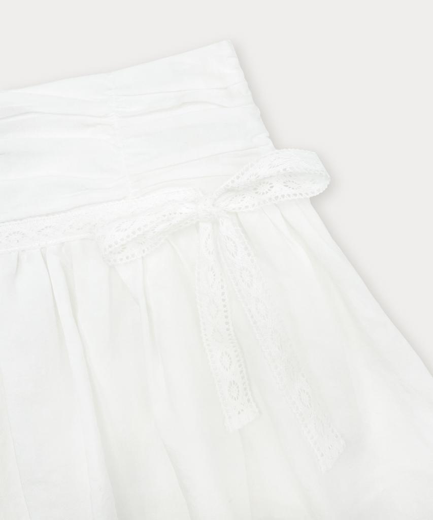 Sseomweeobeoteo Wendy Linen Mini Skirt - Ivory