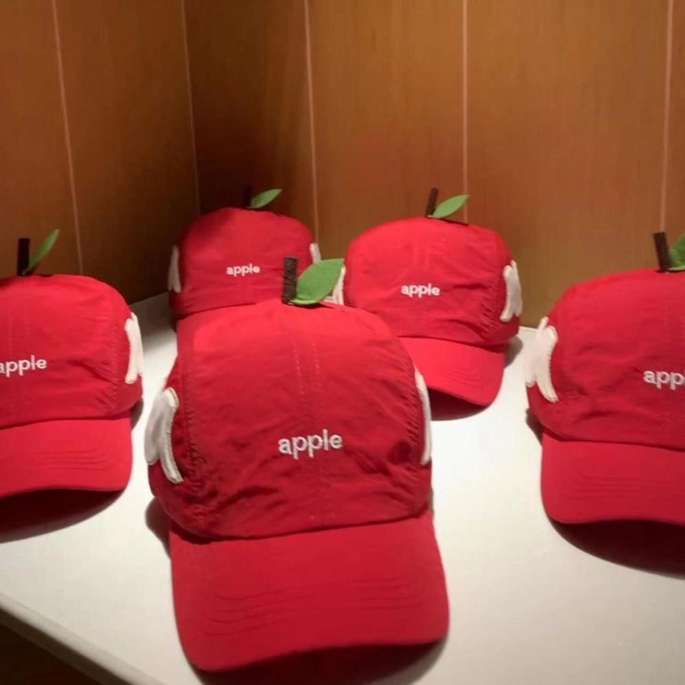 Peaked Embroidered Letter Hat Cotton Creative Fruits Cap Casual Fruits Baseball Cap Girl