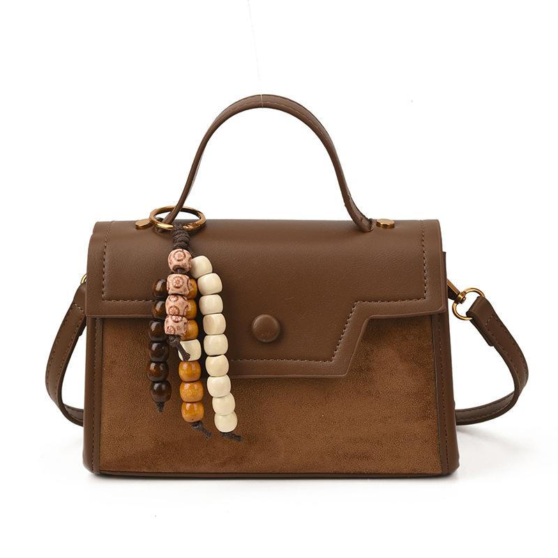 Retro Fashion Handbag Women's 2025 New High-end Casual Small Square Bag Commuter Popular Shoulder Messenger Bag