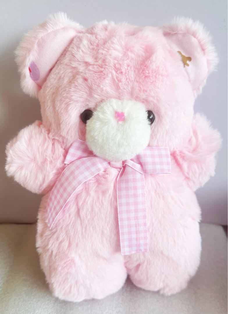 

[USED] Rainbow Artist Felt Plush Teddy Bear Handmade Bear