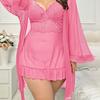 New, Sexy Lace Lace Lingerie Set Mesh Large Size Sexy Pajamas Thin Women