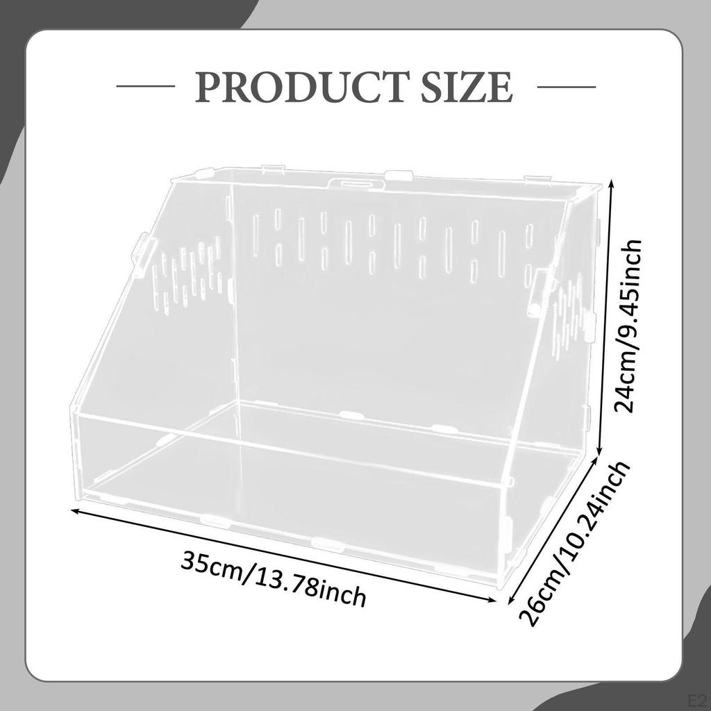 Terárium pro plazy, líheň, průhledné terárium pro hady