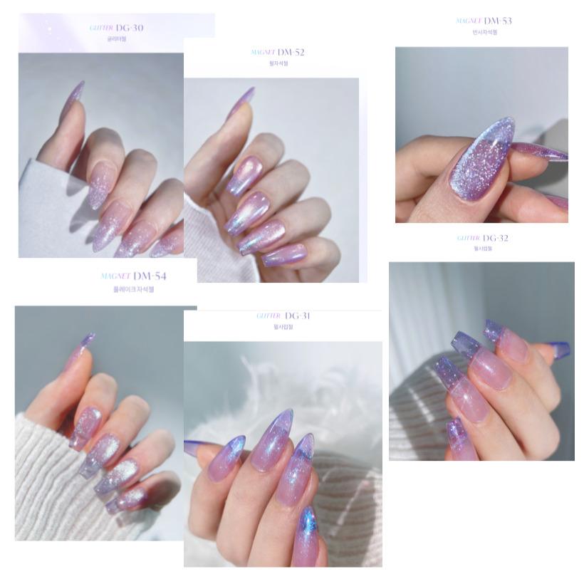 dvok Unicorn Magnet Gel Nail Polish 10ml 10Colors SET  Korea Beauty