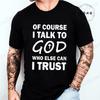 Talk To God Jesus T Shirt Print Tees for Men Fashion Casual T-Shirts Short Sleeve for Summer Clothing Oversized Tee Tops Gifts