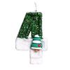 3D Number Cake Decorating Candle Green Glitter Birthday Candles Digital Candle Cake Topper Birthday Party Anniversary Cake Decor