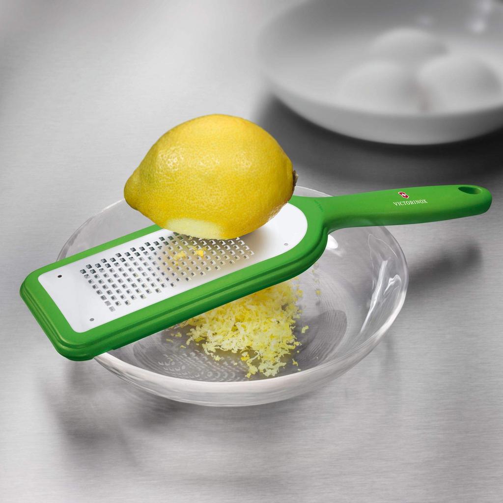 VICTORINOX 28cm Fine Dishwasher with Specially Treated Sharp Grater, Safe, Green, Blades, 7.6082.4